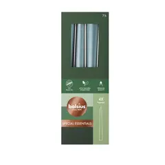 Cone candle Bolsius metallic blue 245/24 mm bx4