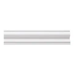 Extruded ceiling plinth Solid C13/50 white 42x42x2000 mm