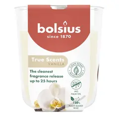 Свеча ароматичекая в стекле Bolsius Vanille 80/73 мм