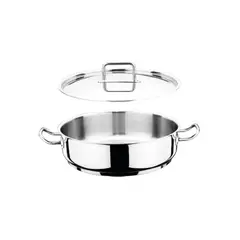Saucepan metal Hascevher silver 6l 25579