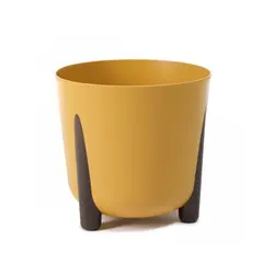 Flower pot Lamela FRIDA 260 yellow