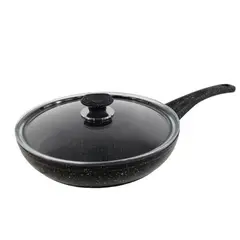 Frying pan black OMS GRANIT 30X6 3210 00 07 25090