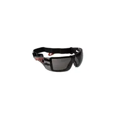 Safety glasses black with double temple Portwest PS11SKR