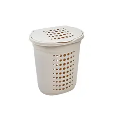 Basket linen Aleana 60l white rose