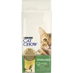 Dry food for sterilized cats with Purina Cat Chow 15kg