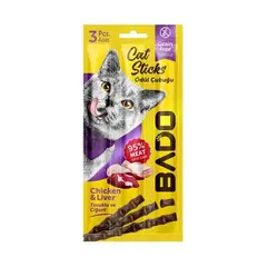 Лакомство для кошек BADO 15 гр курица и печенка