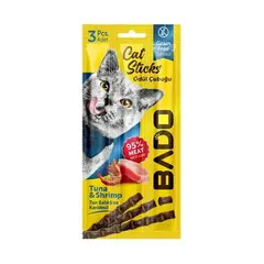 Лакомство для кошек BADO 15 гр тунец и креветки