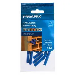 Universal dowel RawlPlug 6x50 mm 12 pcs R-S3-4ALL-06L/12