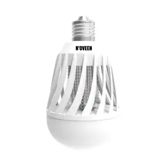 მწერების საწინააღმდეგო ნათურა NOVEEN LED E27 6W 3000V 40მ² IKN803