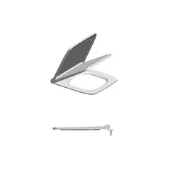 Toilet seat quick release Elone Quatro Soft Close White Duroplast Slime