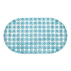 Bath mat Bisk 05193 39x69 cm blue