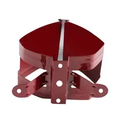 Square downpipe holder 0.50x80x365 burgundy
