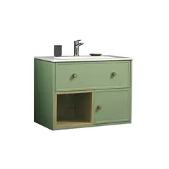 Bathroom furniture with washbasin MARTAT Valeria 80 Green