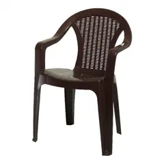 Armchair monoblock MEGA Brown