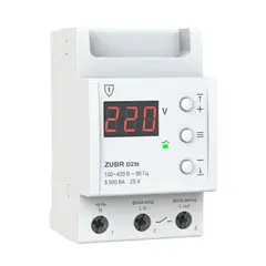 Voltage relay ZUBR 1 phase 3 modules 25A 5 500VA D25t