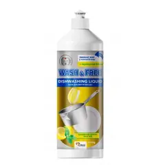 Средство для мытья посуды Wash&Free лимон и мята 1000 г