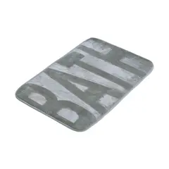 Bath mat Bisk 07899 40x60 cm grey