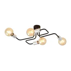 Chandelier EMIBIG VEKEN 4 metal black silver 1274/4