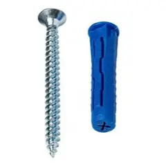დიუბელი უნივერსალური RawlPlug 10 x 50 მმ  სჭვლით 6,0x60მმ 8 ც R-S3-4ALL-10+/8