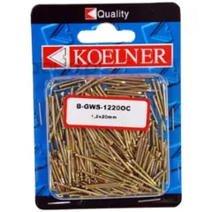 Гвозди столярные Koelner 1,2X20 мм оцинк 300 шт B-GWS-1220OC
