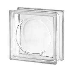 Glass block INVESTMENT CLEAR ALPHA 19x19x8