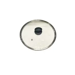 Крышка плоская стеклянная Ronig GM240-BK02 24см