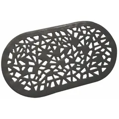 Bath mat Bisk Grenada 06760 68x39 cm black
