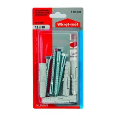 Spreading dowel with screw with hex head Wkret-met BK-12080 12x80 mm 4 pcs