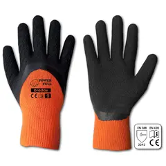 Перчатки POWER FULL латекс, 9, BRADAS  RWPF9
