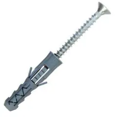Expansion plug with countersunk wood screw Wkret-met BKR-105060 10x60 mm 7 pcs