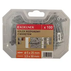 დიუბელი განმბჯენი Koelner 3,5x30 mm 100 pcs K-SLM3-FIX-05+