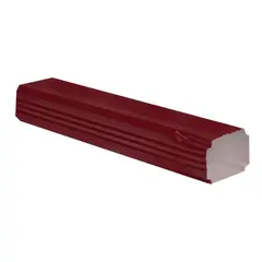 Square drainpipe Nova 0.50x370x1250 mm burgundy