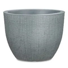 Outdoor plastic pot Scheurich 47/295 Stony grey