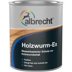 Средство от вредителей для деревянных поверхностей Albrecht Holzwurm Ex 750 мл