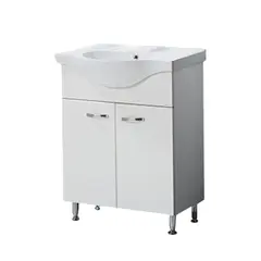 Floor cabinet with washbasin Martat Olimpia 65 white
