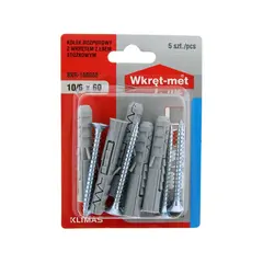Dowel with screw Wkret-met BKR-106060 10x60 mm 5 pcs