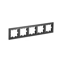 Frame IEK BRITE 5 black