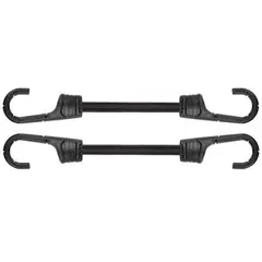 Rubber cord with hooks Bradas BCH2-08120BC-B 0.8x120 cm 2 pcs