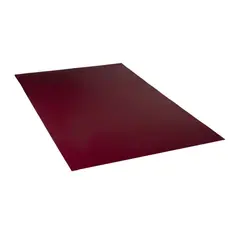 Flat metal sheet flat 0.35x1000x2000 mm 2 m² burgundy
