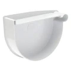 Funnel cap right RainWay 130 mm white