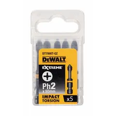 Bit impact DeWalt DT7998T-QZ PH2 50 mm 5 pcs