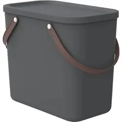 Multifunctional storage box ALBULA gray