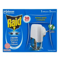 Electric Mosquito Repellent with Liquid RAID 30 Nights