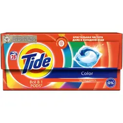 სარეცხი კაფსულები ფერადი ქსოვილის Tide 28ც