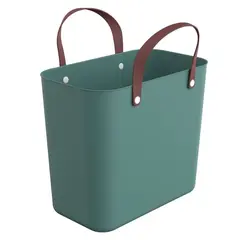 Multifunctional storage box ALBULA green
