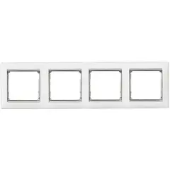Frame 4 place LEGRAND white