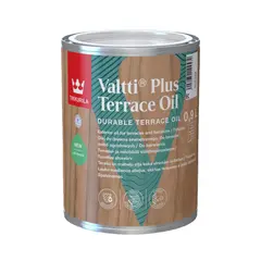 Краска для защиты дерева Tikkurila Valtti Plus Terrace Oil Clear 0,9 л