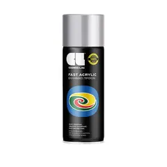 Краска аэрозольная Cosmos Lac FAST ACRYLIC ярко-серебристый 400 мл