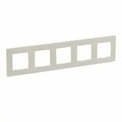 Frame 5 place LEGRAND Ivory