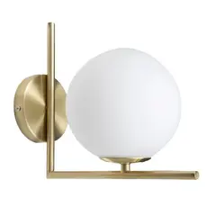 ბრა Pendent E27 1 9913 BZ WH ოქროსფერი თეთრი